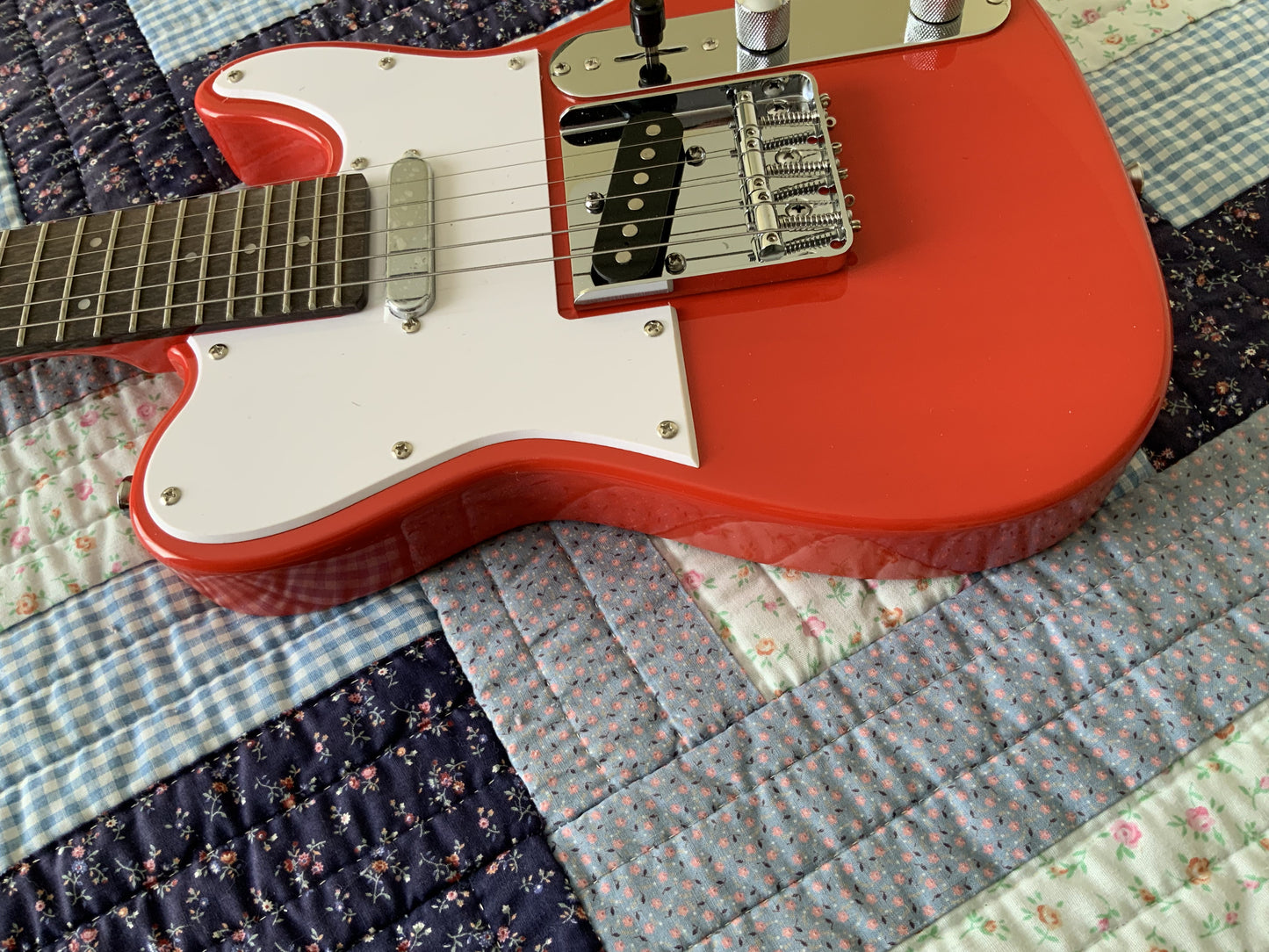 Dead Mint StewMac Mini Tele 5 Star In Eye Catching Red Gloss