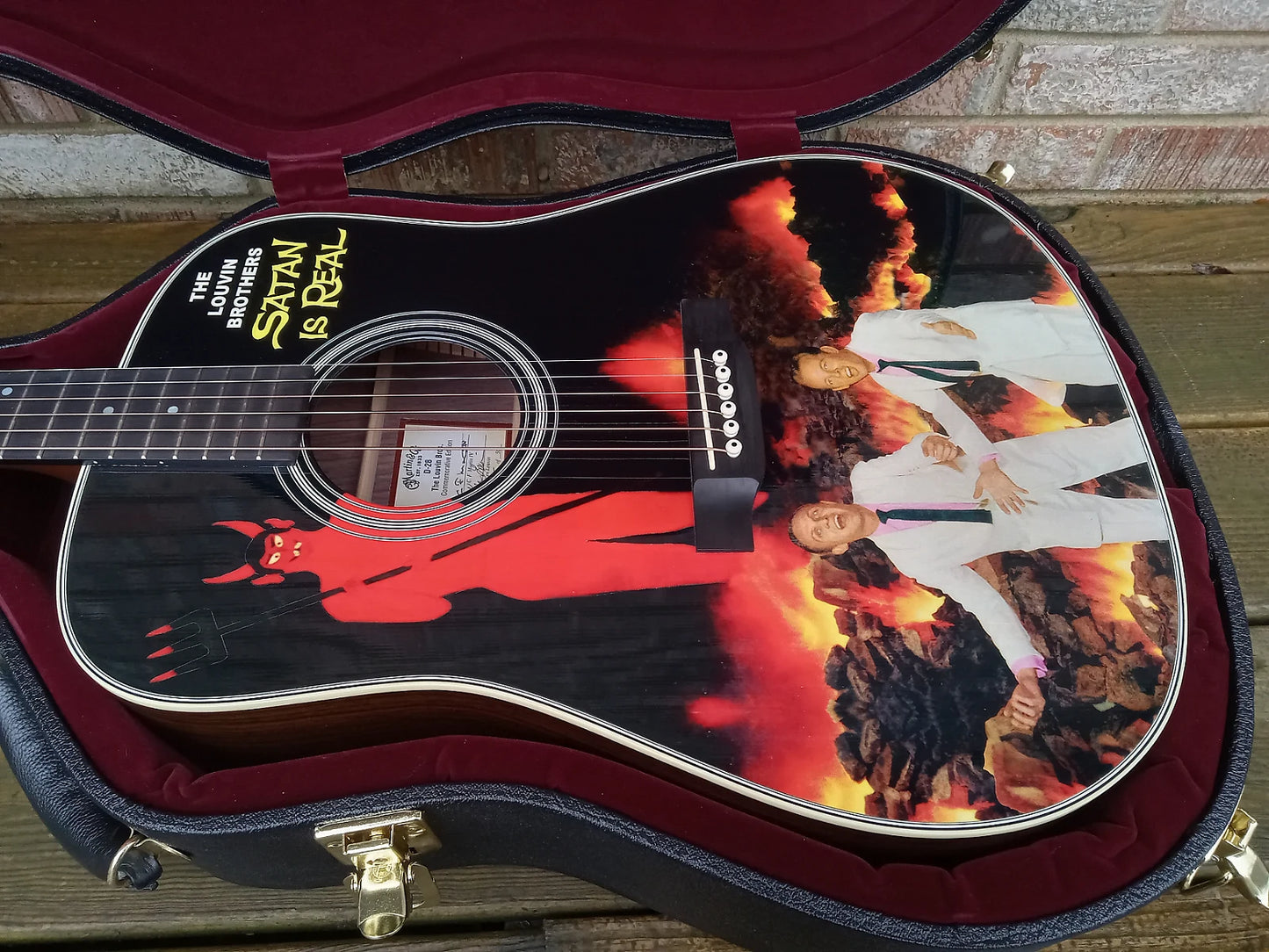 Martin Louvin Brothers "Satan is Real" D-28 Acoustic Guitar 2014 #5 of 50, Signed - Very Good Condition