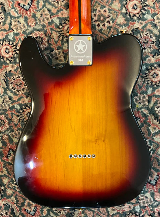 Fowlcon Guitar Company Custom Esquire, New Burst With Gold Hardware
