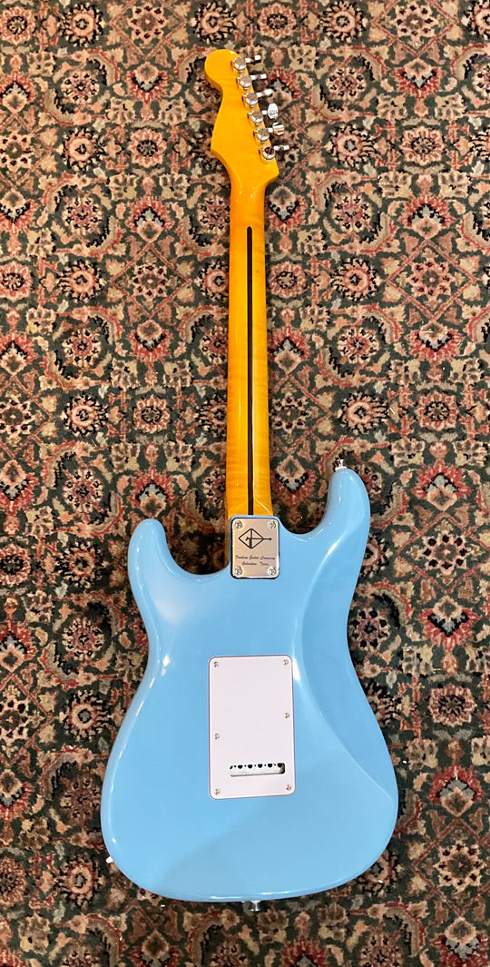 Fowlcon Guitar Company Custom Strat, New Blue