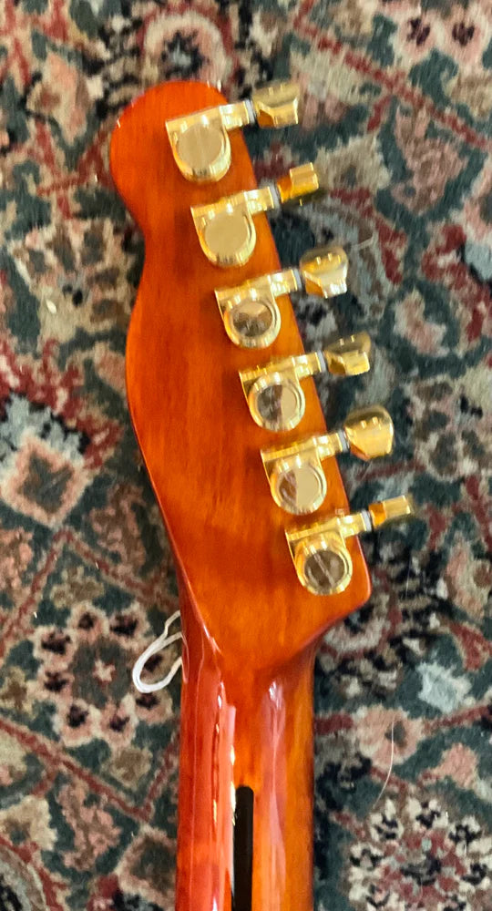 Fowlcon Guitar Company Custom Esquire, New Burst With Gold Hardware