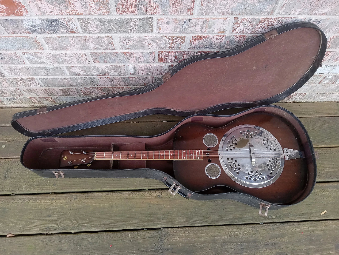 Dobro Roundneck Model 50 Tenor Wood Body Resonator Acoustic Guitar 1932 - Good Condition
