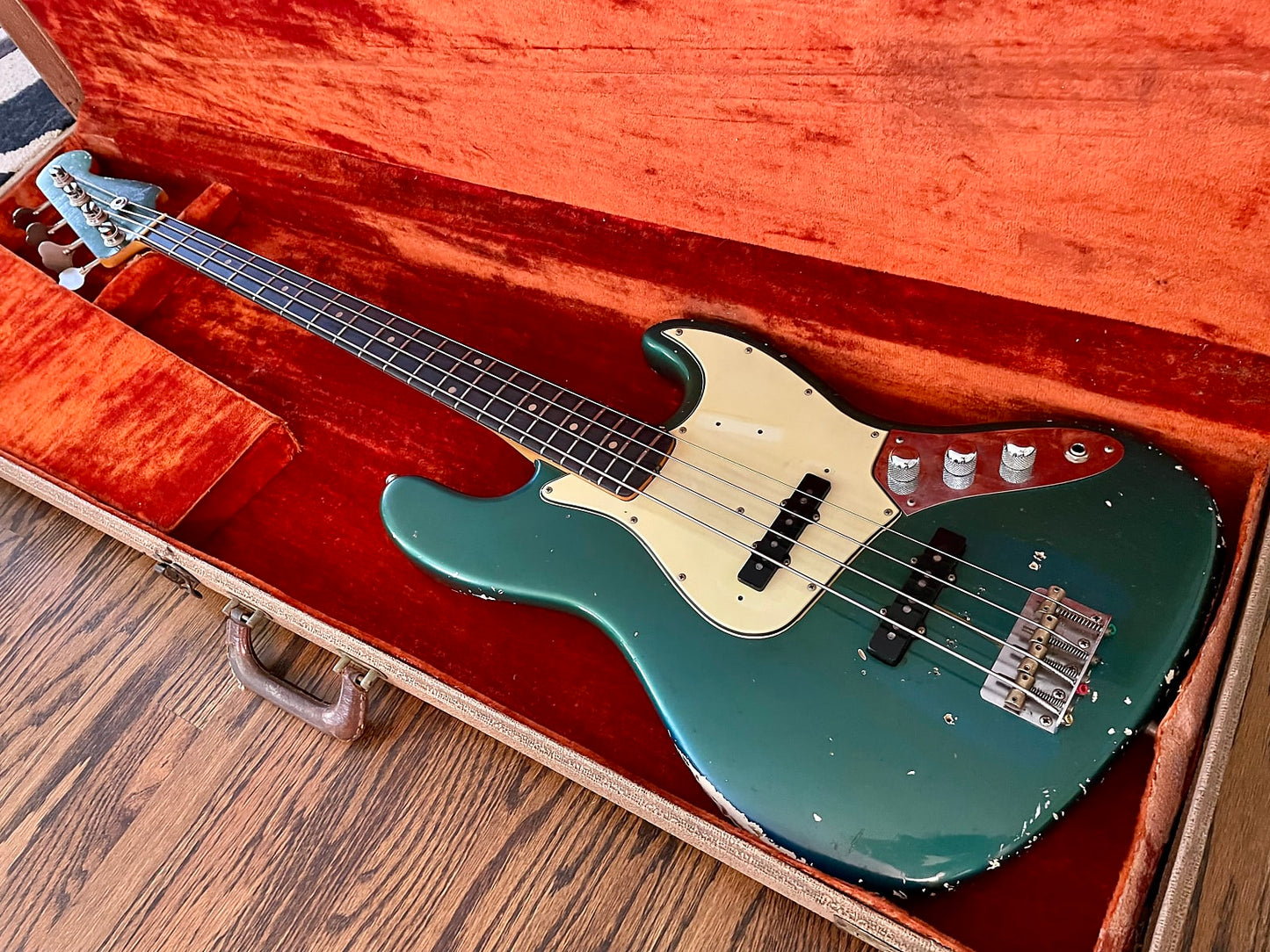 Fender Jazz Bass 1962 Lake Placid Blue - Very Good Condition