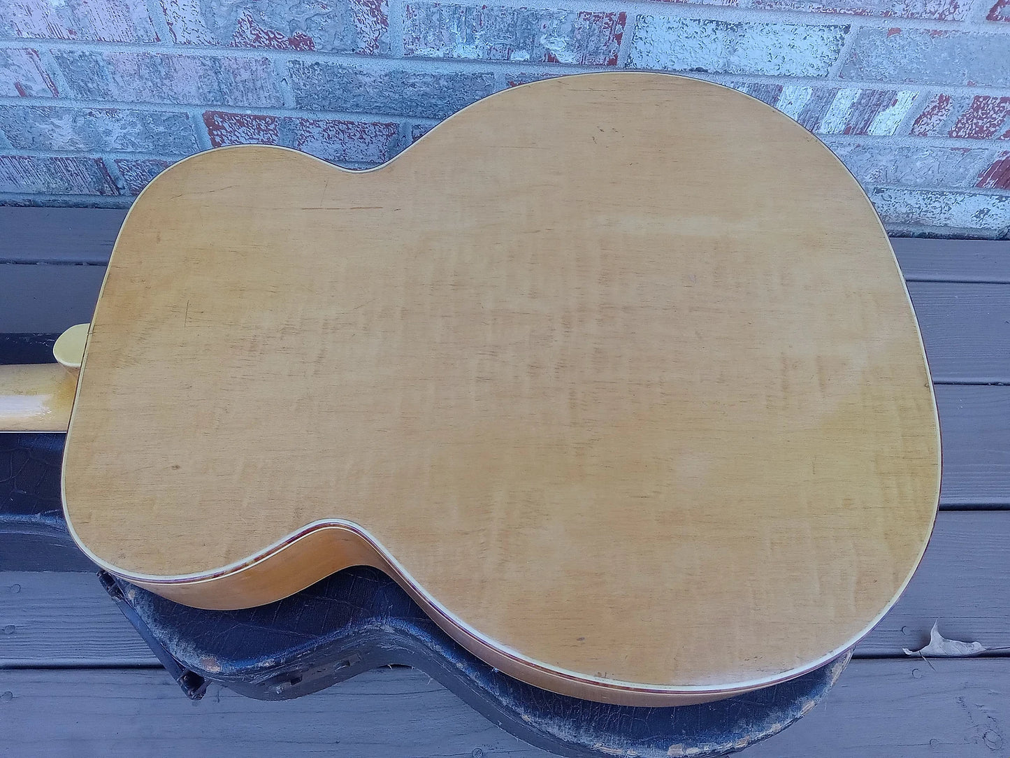 Kay K-23 Jumbo Acoustic Guitar 1950s w/ Lifton Hardshell Case - Natural - Fair Condition