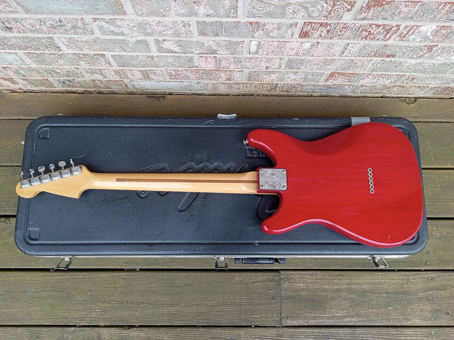 Fender Lead I with Original Case - 1981 - Wine Red - Good Condition